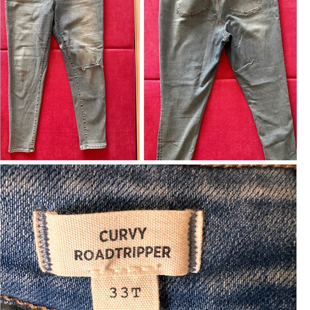Madewell Curvy Roadtripper Straight Leg Jeans - Blue